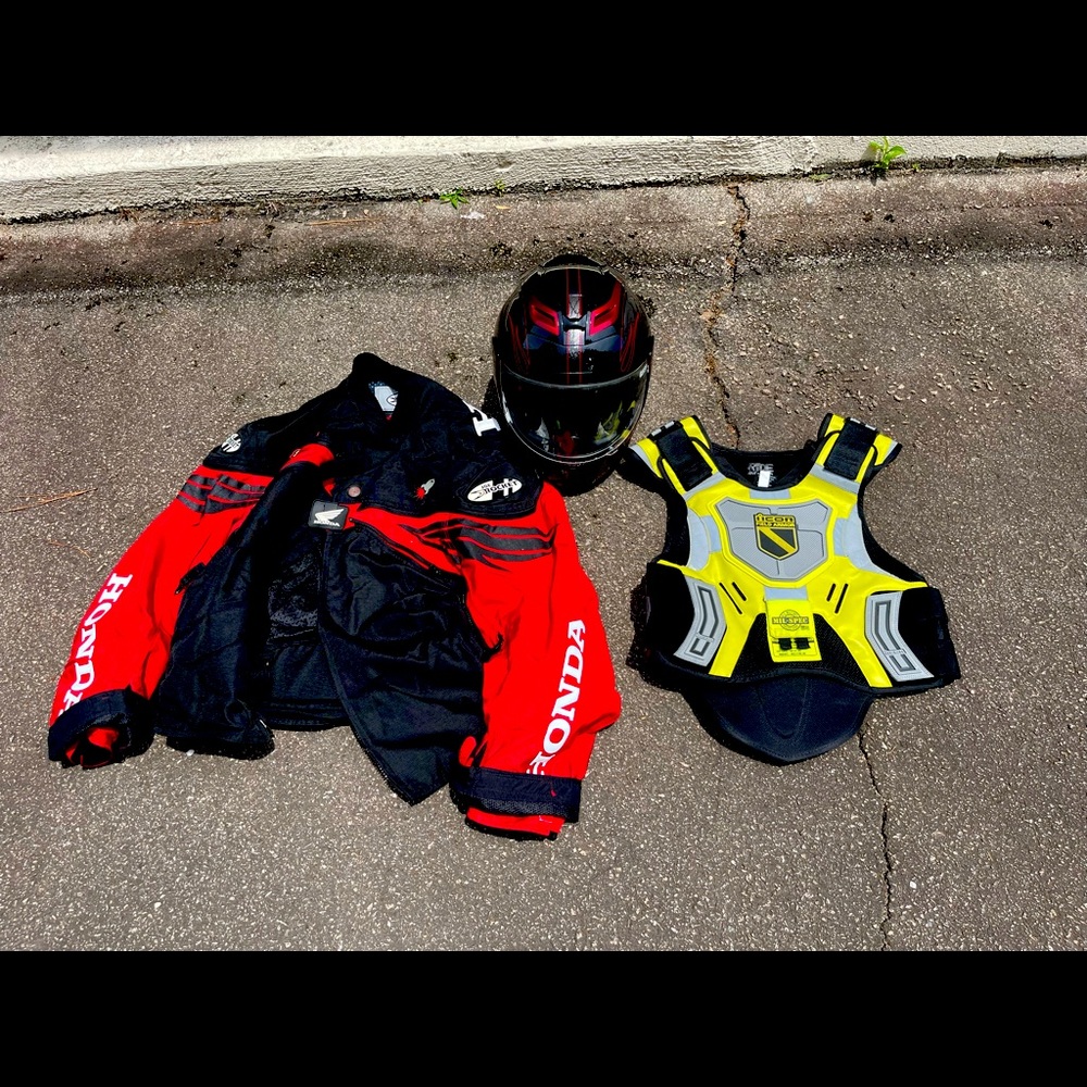 Motorcycle Vests & Helmet
